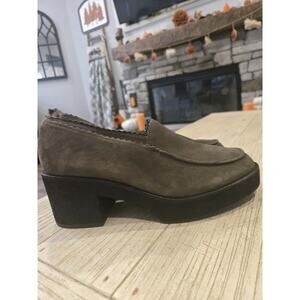 Eileen Fisher Women's Gray Harria Platform Loafers Size 10 Casual
